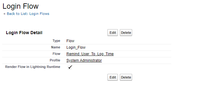 Login Flow