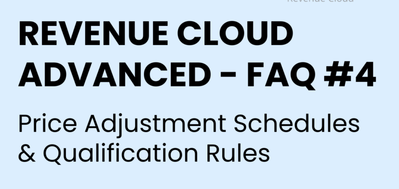 Continuing Our RCA FAQ Series: Price Adjustment Schedules & Qualification Rules (FAQ #4)